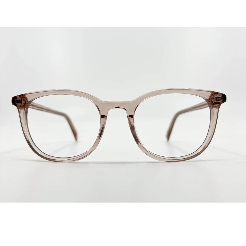 Warby Parker Durand Rose Water  M 668 Glasses with original case. Scripted.
